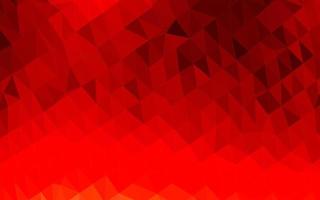 Light Red vector triangle mosaic template.