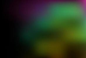 Dark Multicolor, Rainbow vector blurred background.
