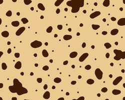 Animalistic brown seamless pattern. Abstract vector background