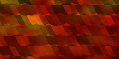 Light Orange vector background with hexagons.