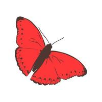 butterfly vector sketch