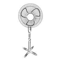 bosquejo del vector del ventilador