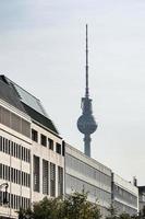 Berlin Germany, 2014. The Berliner Fernsehturm Television tower in Berlin photo