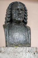 Weimar, Alemania, 2014. Busto de Johann Sebastian Bach en Weimar, Alemania foto