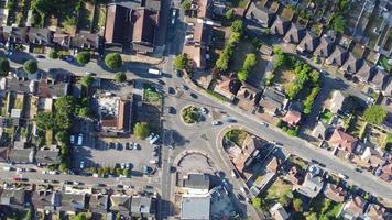 Aerial View of Central City from Railway Station and Bedfordshire video