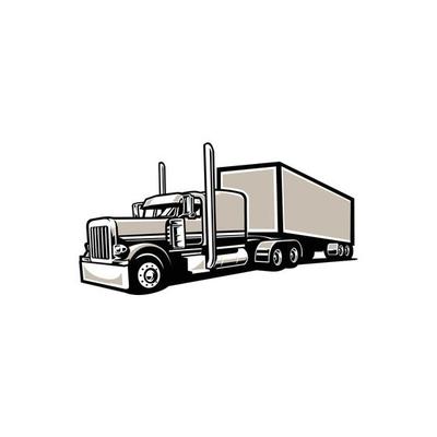 Semi Truck Side View Vector Art, Icons, and Graphics for Free Download
