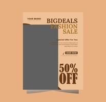 FASHION SALE POSTER DESIGN vector