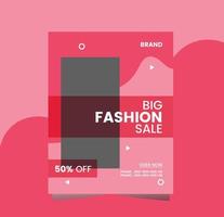 FASHION SALE POSTER DESIGN vector