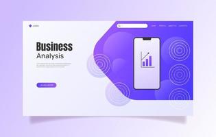 Business landing page template. - Vector. vector