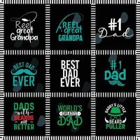 Dad Bundle T shirt Design , Father Design vector
