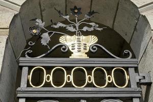 Berlin, Germany, 2014. Ornamental gate at the Humboldt University in Berlin photo