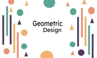 colección de diseño geométrico vector