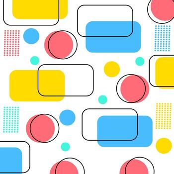 Modern geometric background, geometric template vector