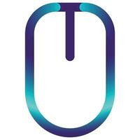 Mouse, Gradient Style Icon Computer and Hardware vector