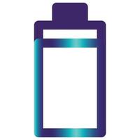 Battery, Gradient Style Icon Computer and Hardware vector