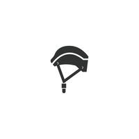 Skateboard helmet icon design illustration vector