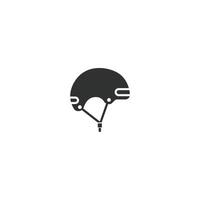 Skateboard helmet icon design illustration vector