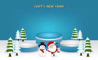 Happy new year gold and red colors place for text with christmas balls 2022 of vector illustration.