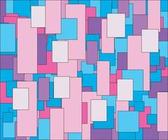 background of multicolored geometric shapes, squares and rectangles vector