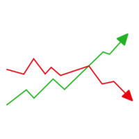 élément de conception icône bourse et commerce png