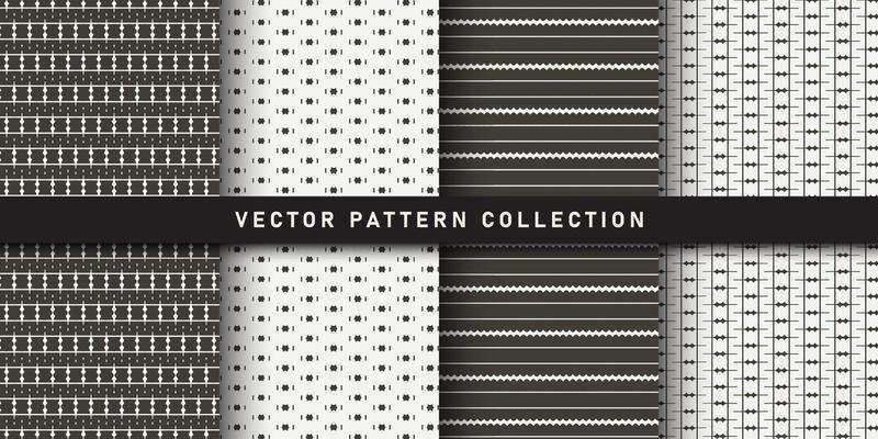 Seamless geometric pattern set
