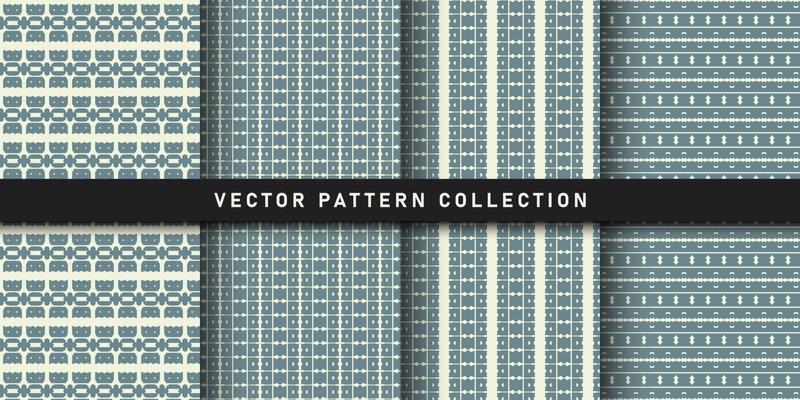 Seamless geometric pattern set