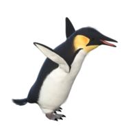 Ilustración de modelo de pingüino 3d png