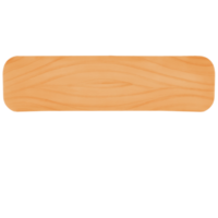 tablero de madera de acuarela decorativa forma libre número 4 png