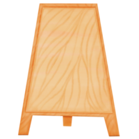 Decorated Watercolor Wooden Board On the Floor for Shop png