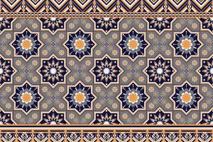 Seamless pattern with fantasy flowers, natural wallpaper, floral decoration curl illustration. Paisley print hand drawn elements. vector