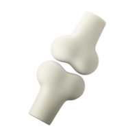 icono de ilustración 3d de anatomía de la articulación del hueso esquelético png