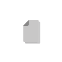 icono de formato de documento aislado 3d png