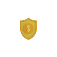 icono de finanzas aislado 3d png