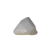 Piedra de cristal mineral aislado 3D png