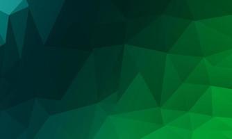Abstract Green and Black Low Poly Background photo