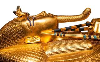 sarcófago del faraón tutankamón foto