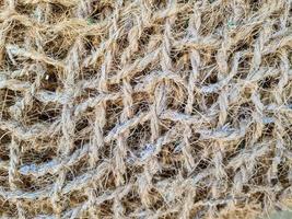 Close up view on a net surface. photo