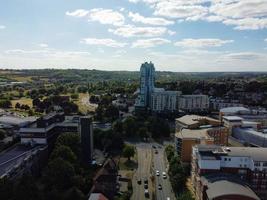 hermosa vista aérea de hemel hempstead inglaterra reino unido ciudad de inglaterra foto