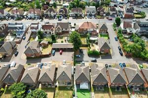 High Angle Footage of British City and Residentials photo