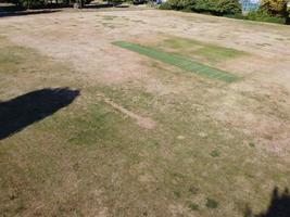 Aerial View of Cricket Ground at Local Public Park of Hemel Hempstead England Great Britain photo