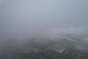 la vista aérea más hermosa de nubes dramáticas foto