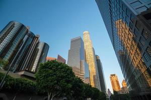 Downtown LA Los Angeles skyline cityscape California photo