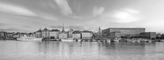 Stockholm old town city skyline, cityscape of Sweden photo