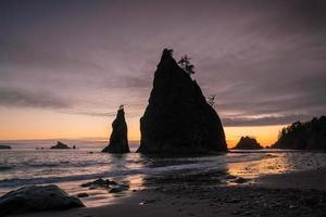 Sunset at Rialto Beach photo