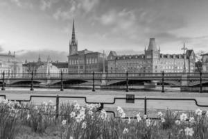 Stockholm old town city skyline, cityscape of Sweden photo