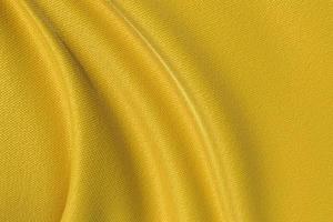 Yellow fabric texture background photo