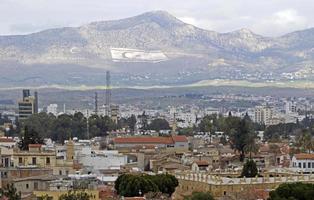 View over the skyline of Nicosia, Cyprus photo