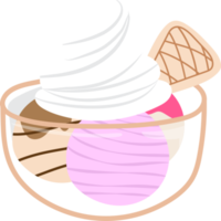 Ice cream and dessert png