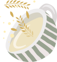 taza de té de frutas png