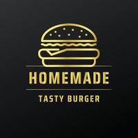 Premium Vector | Fast food burger company logo template